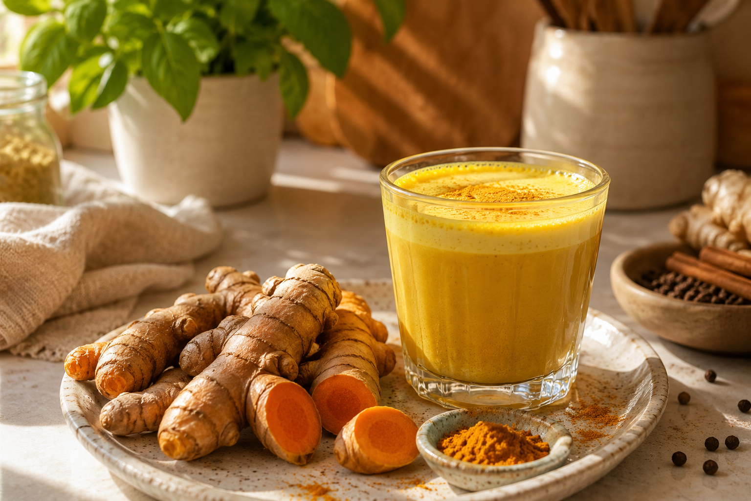 Turmeric and curcumin studied for nerve health.